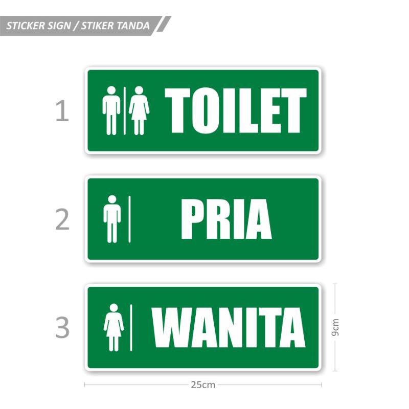 Detail Tanda Petunjuk Toilet Nomer 6