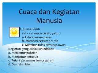 Detail Tanda Tanda Cuaca Cerah Nomer 9