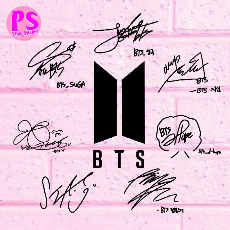 Detail Tanda Tangan Bts Asli Nomer 37