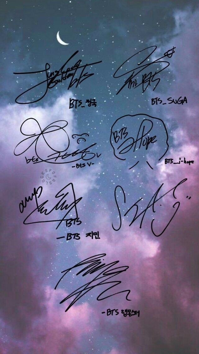 Detail Tanda Tangan Bts Wallpaper Nomer 4