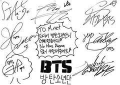 Detail Tanda Tangan Member Bts Nomer 15