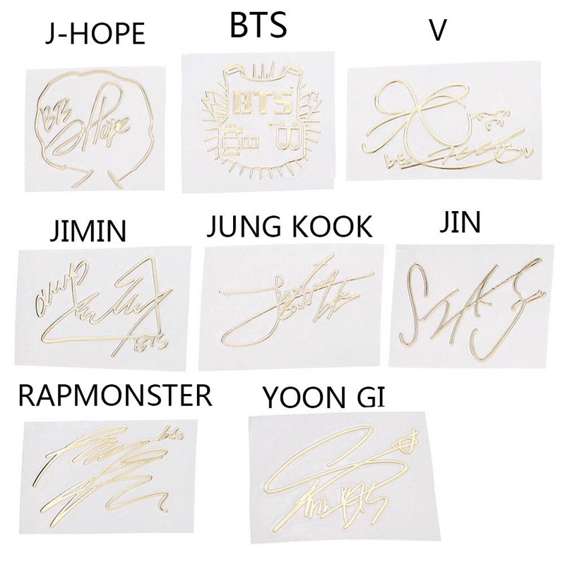 Detail Tanda Tangan Member Bts Nomer 41