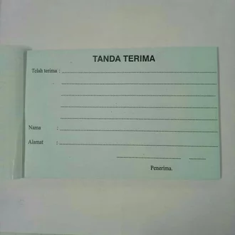 Detail Tanda Terima Surat Nomer 20