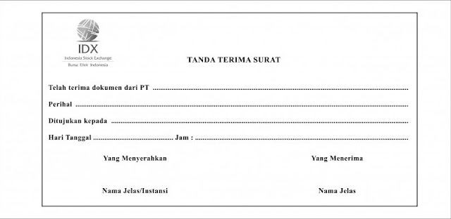 Detail Tanda Terima Surat Nomer 42