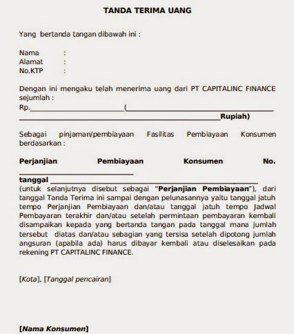 Detail Tanda Terima Surat Nomer 47