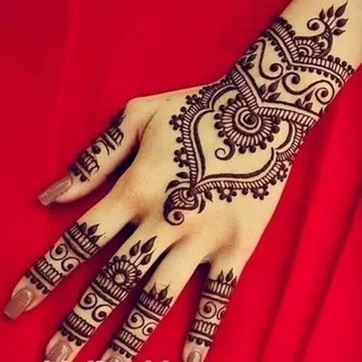 Detail Tangan Henna Simple Nomer 33