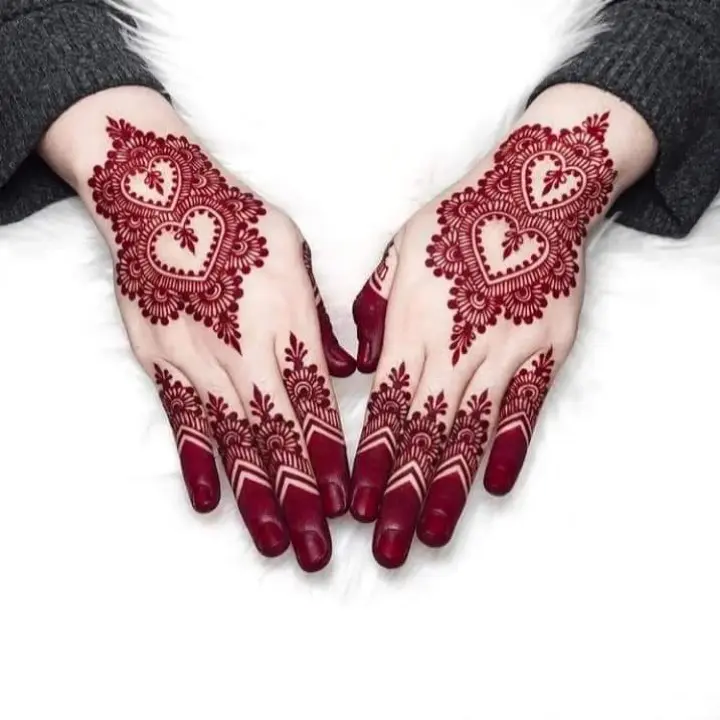 Detail Tangan Henna Simple Nomer 39