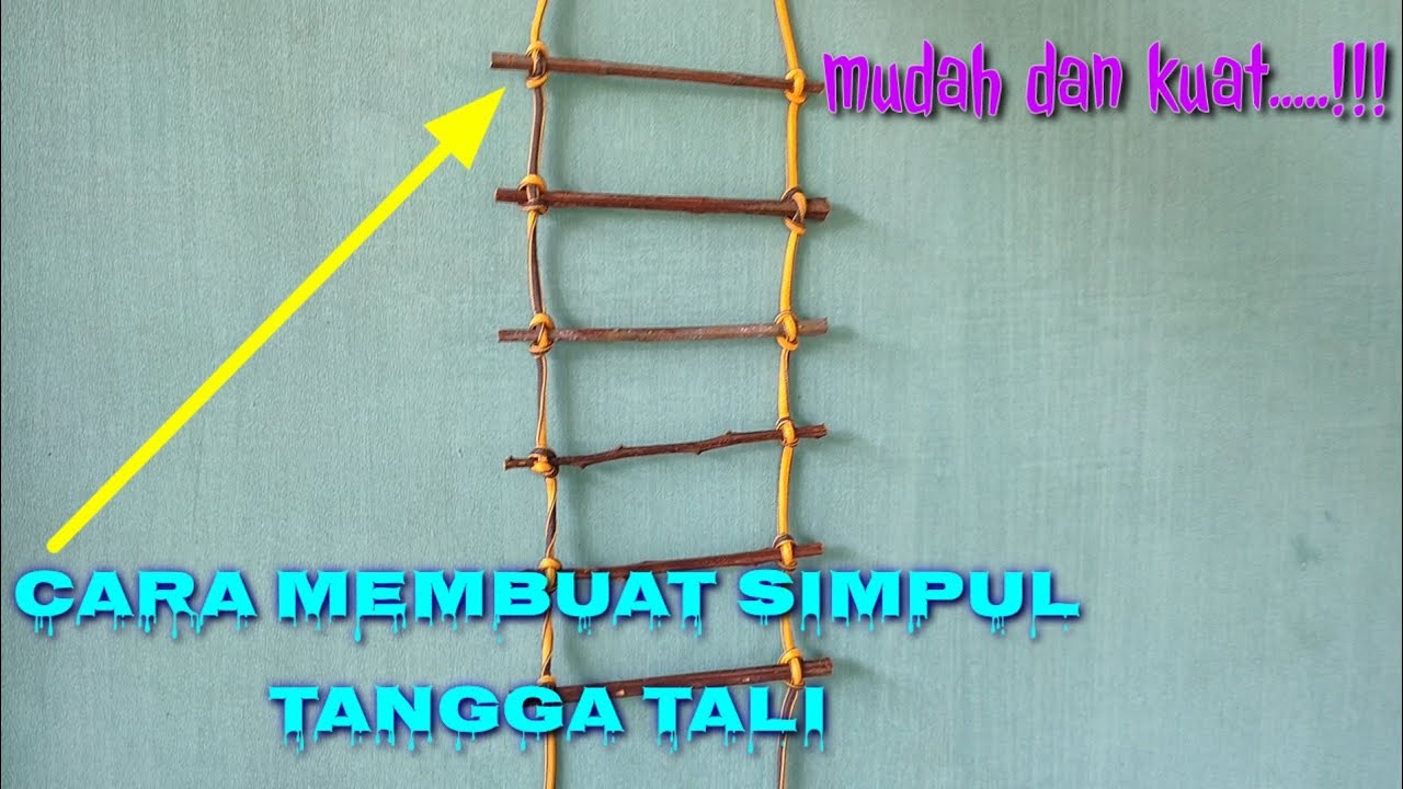 Detail Tangga Tali Tambang Nomer 11