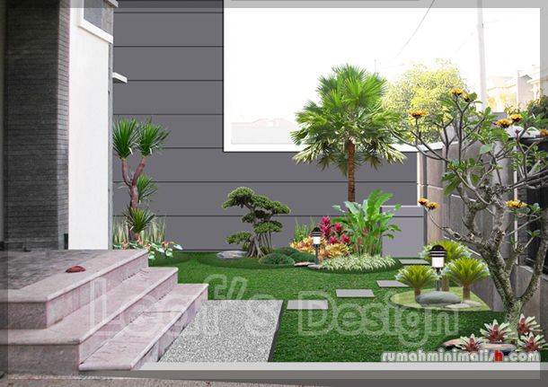Detail Tangga Taman Depan Rumah Nomer 16
