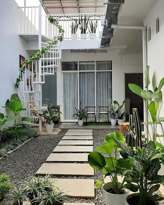 Detail Tangga Taman Depan Rumah Nomer 24