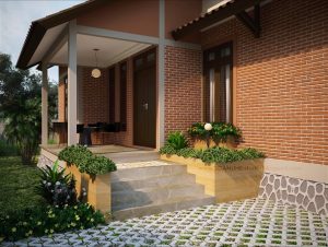 Detail Tangga Taman Depan Rumah Nomer 42