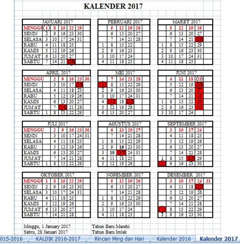 Detail Tanggalan Februari 2017 Nomer 19