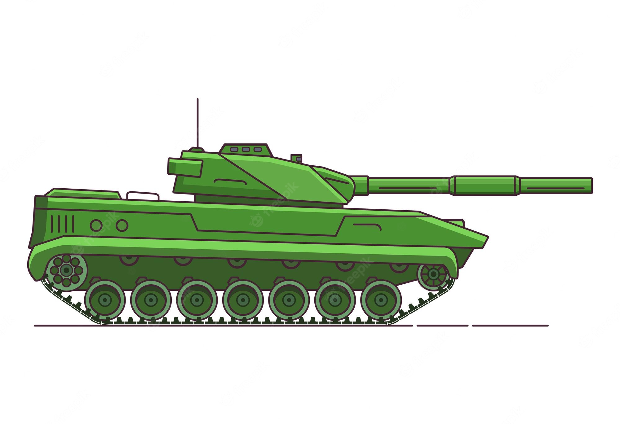 Detail Tank Baja Kartun Nomer 18