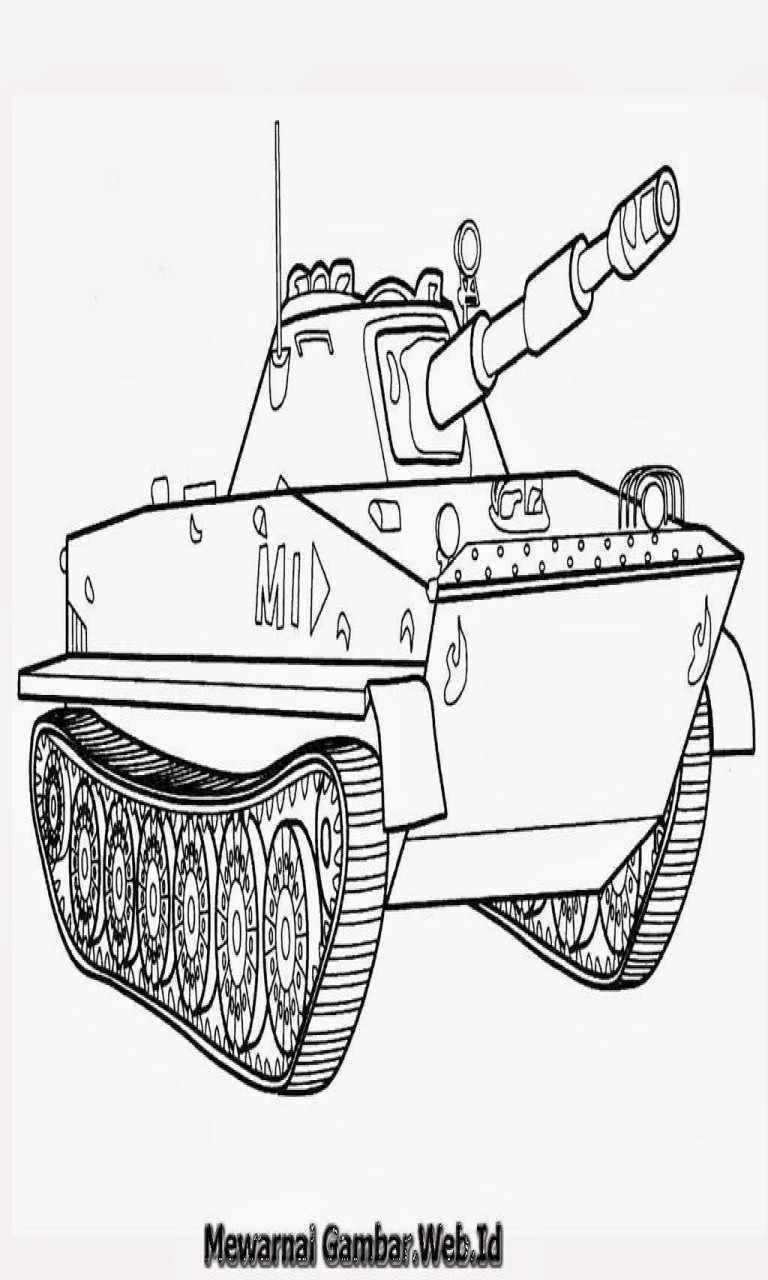 Detail Tank Baja Kartun Nomer 42