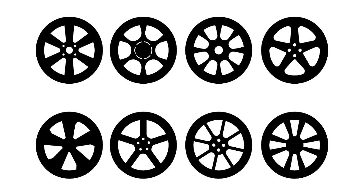 Detail Tapak Ban Vector Nomer 13