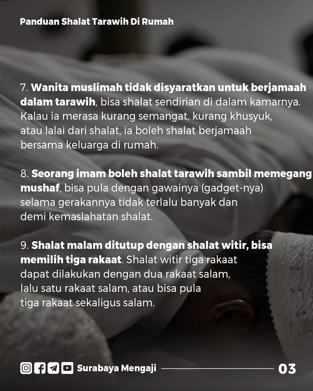 Detail Tarawih Sendiri Di Rumah Nomer 28