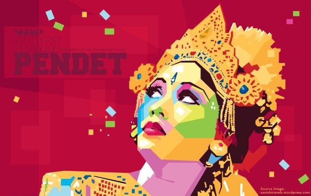 Detail Tari Bali Vector Nomer 14