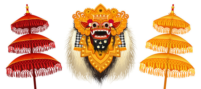 Detail Tari Bali Vector Nomer 29