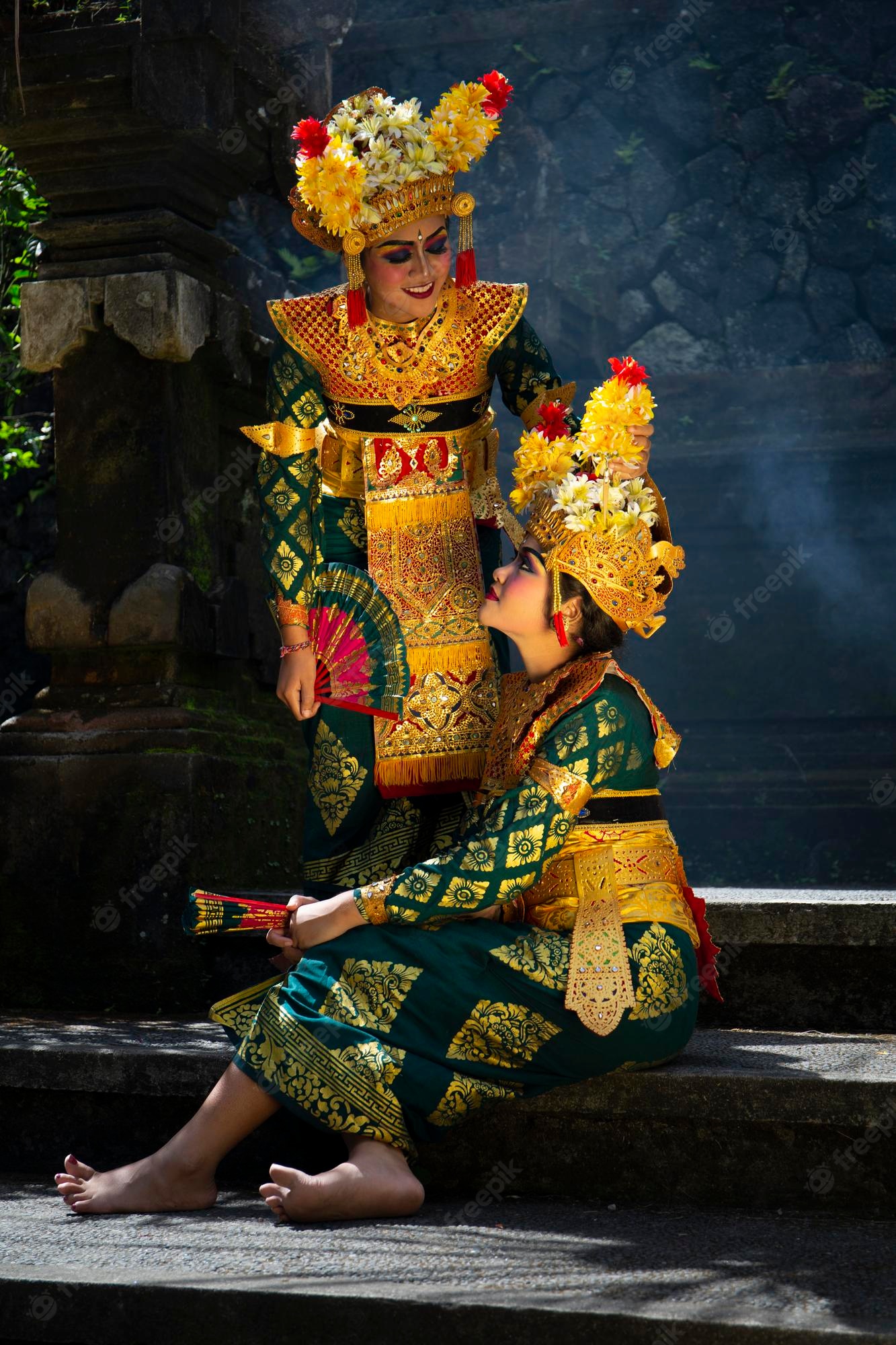 Detail Tari Bali Vector Nomer 40
