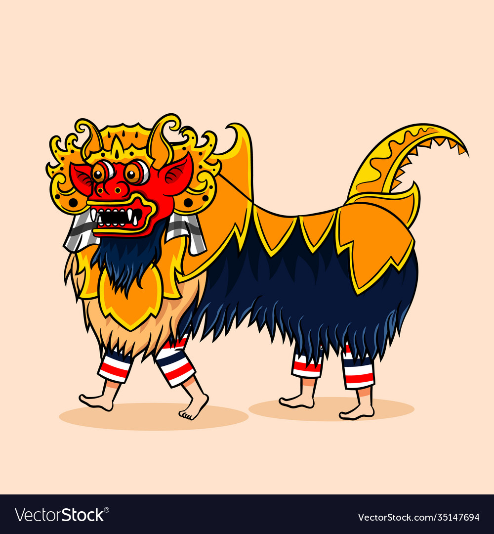 Detail Tari Bali Vector Nomer 42