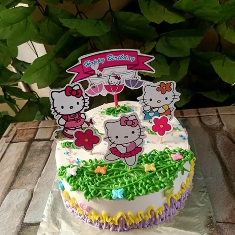 Detail Tart Hello Kitty Bulat Nomer 23