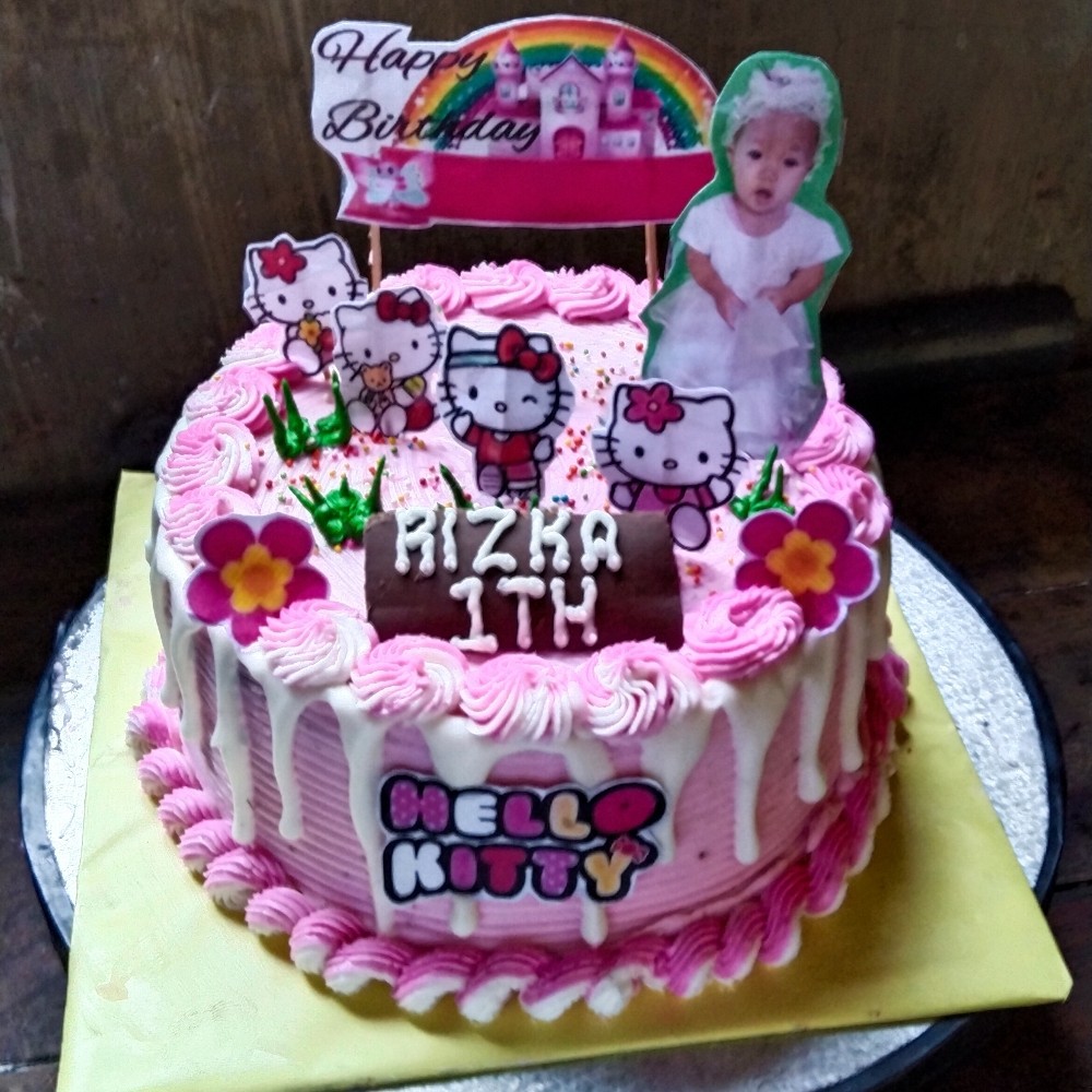 Detail Tart Hello Kitty Bulat Nomer 25