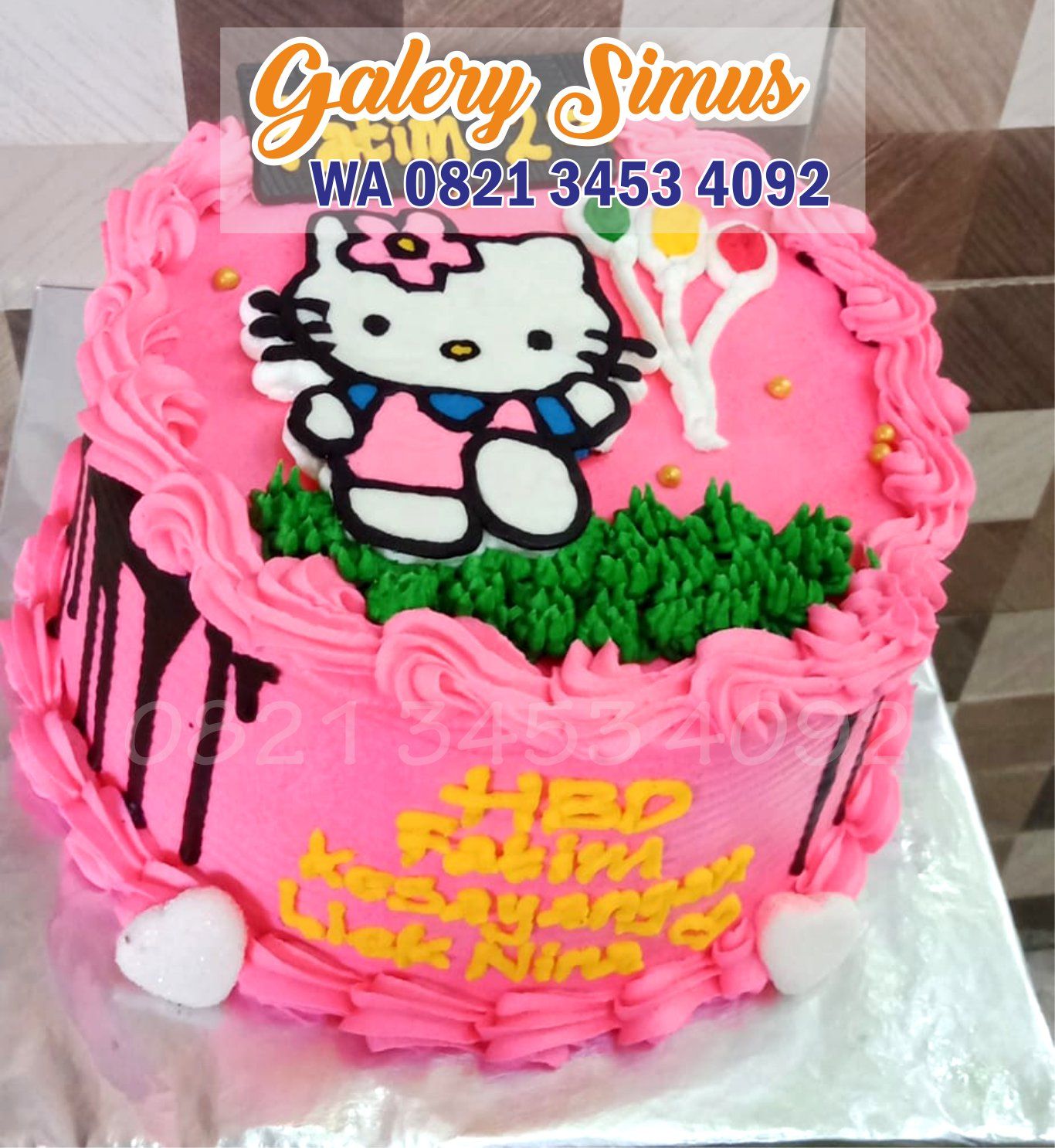 Detail Tart Hello Kitty Bulat Nomer 26