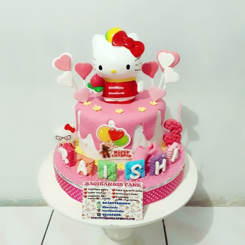Detail Tart Hello Kitty Bulat Nomer 27
