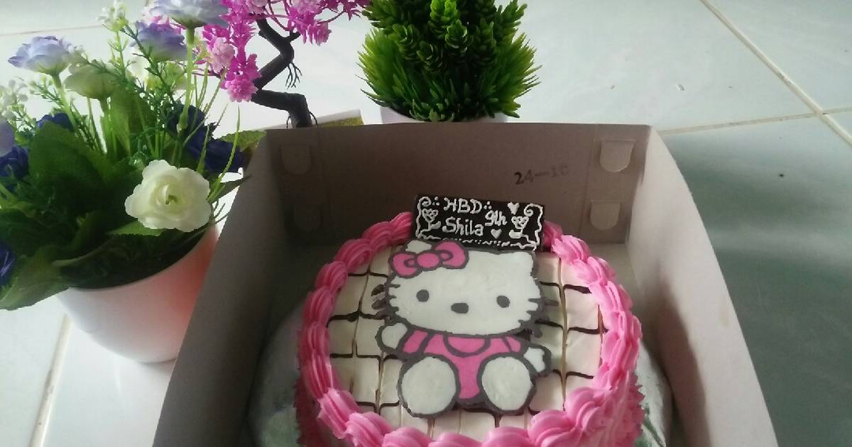 Detail Tart Hello Kitty Bulat Nomer 31