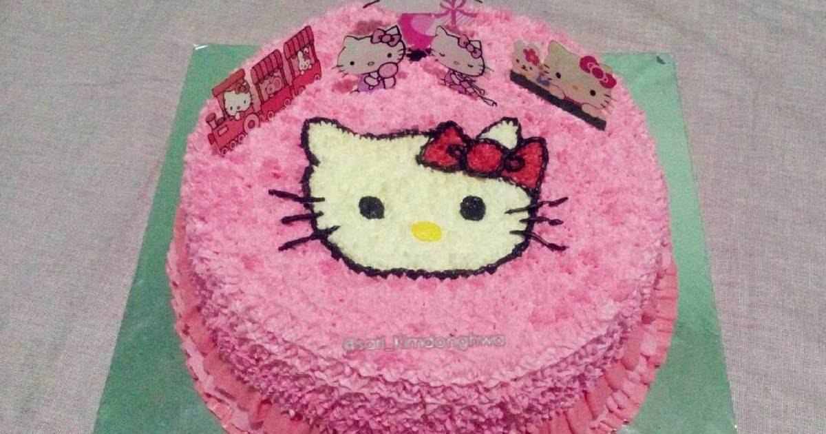 Detail Tart Hello Kitty Bulat Nomer 35