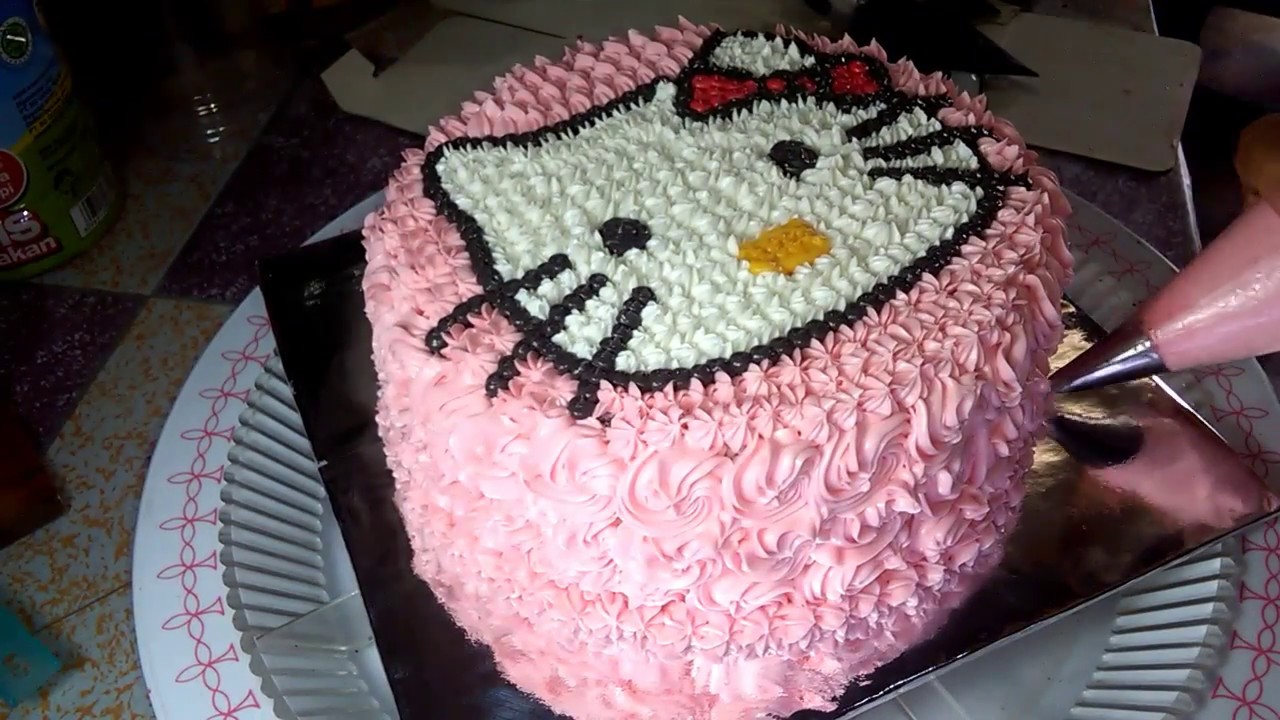 Detail Tart Hello Kitty Bulat Nomer 39