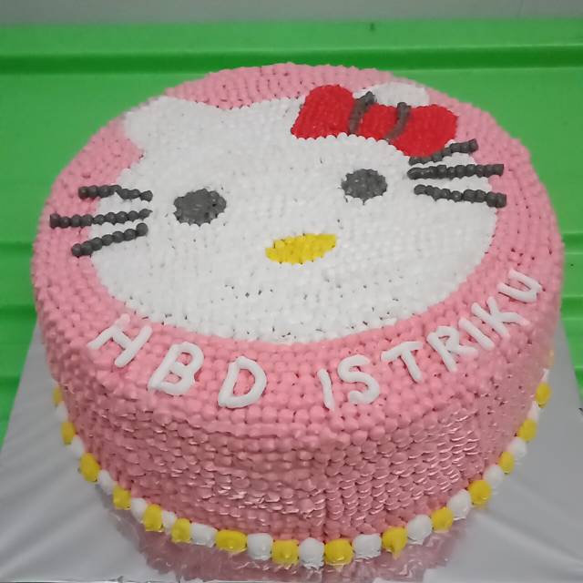 Detail Tart Hello Kitty Bulat Nomer 42