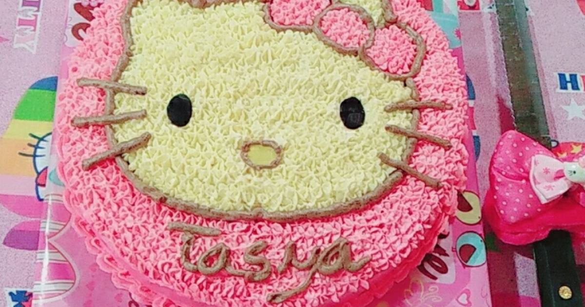 Detail Tart Hello Kitty Bulat Nomer 7