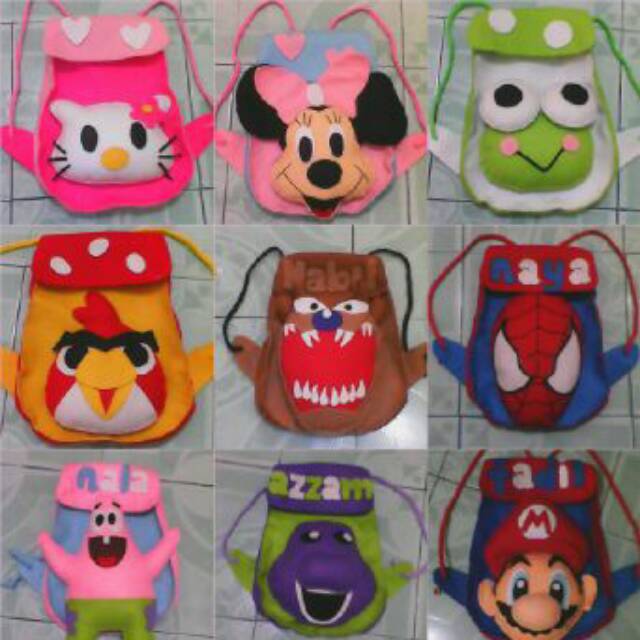 Detail Tas Flanel Lucu Nomer 20