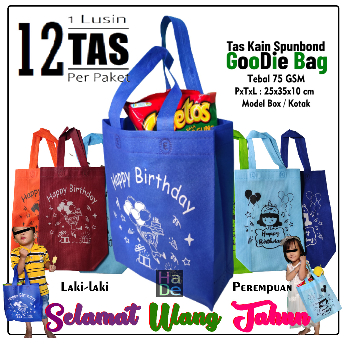 Detail Tas Kain Laki Laki Nomer 30