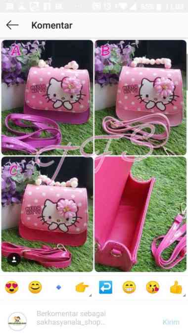 Detail Tas Kecil Hello Kitty Nomer 40