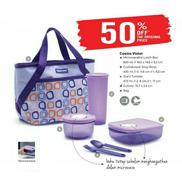 Detail Tas Makan Tupperware Nomer 13