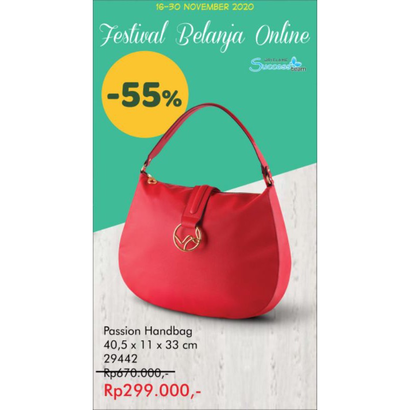 Detail Tas Oriflame Merah Nomer 16