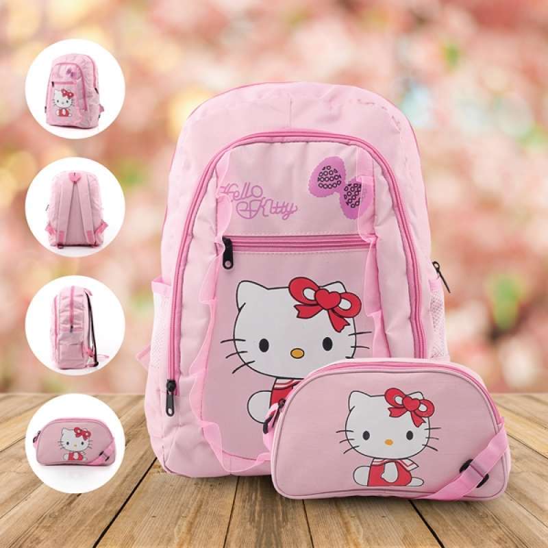 Detail Tas Sekolah Anak Hello Kitty Nomer 4