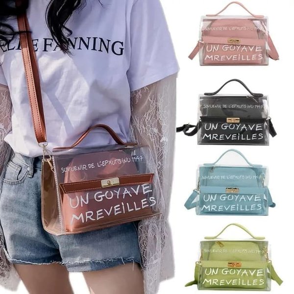 Detail Tas Selempang Wanita Transparan Nomer 5