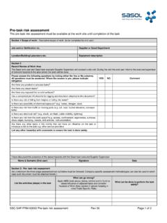 Detail Task Based Risk Assessment Template Nomer 36