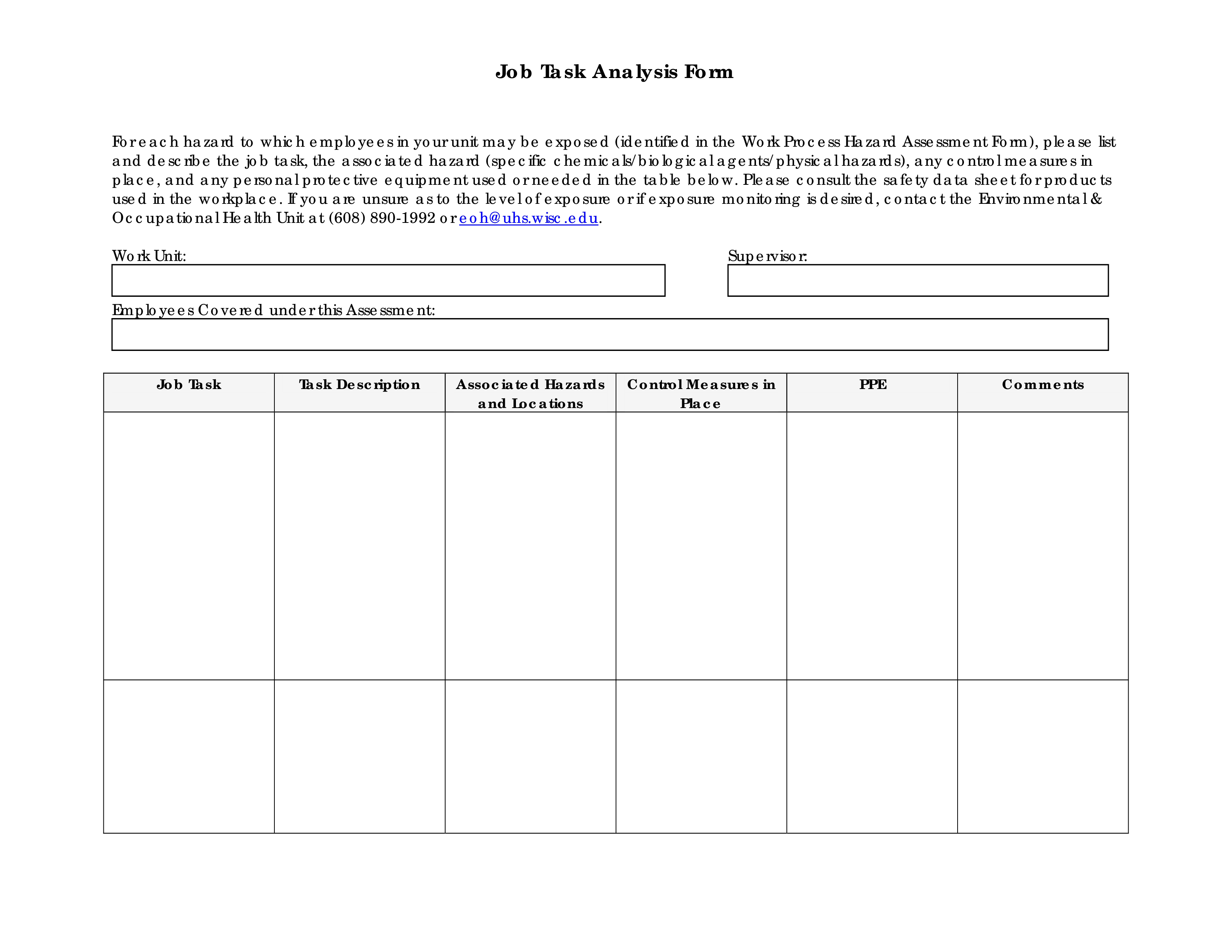 Detail Task Form Template Nomer 14