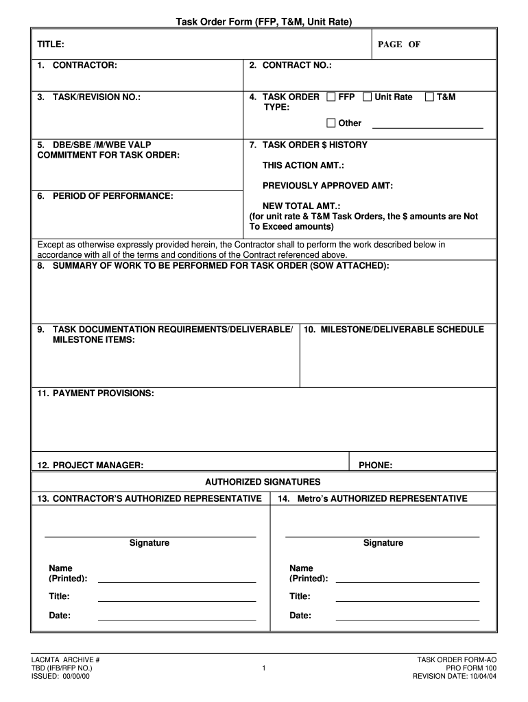 Detail Task Form Template Nomer 19