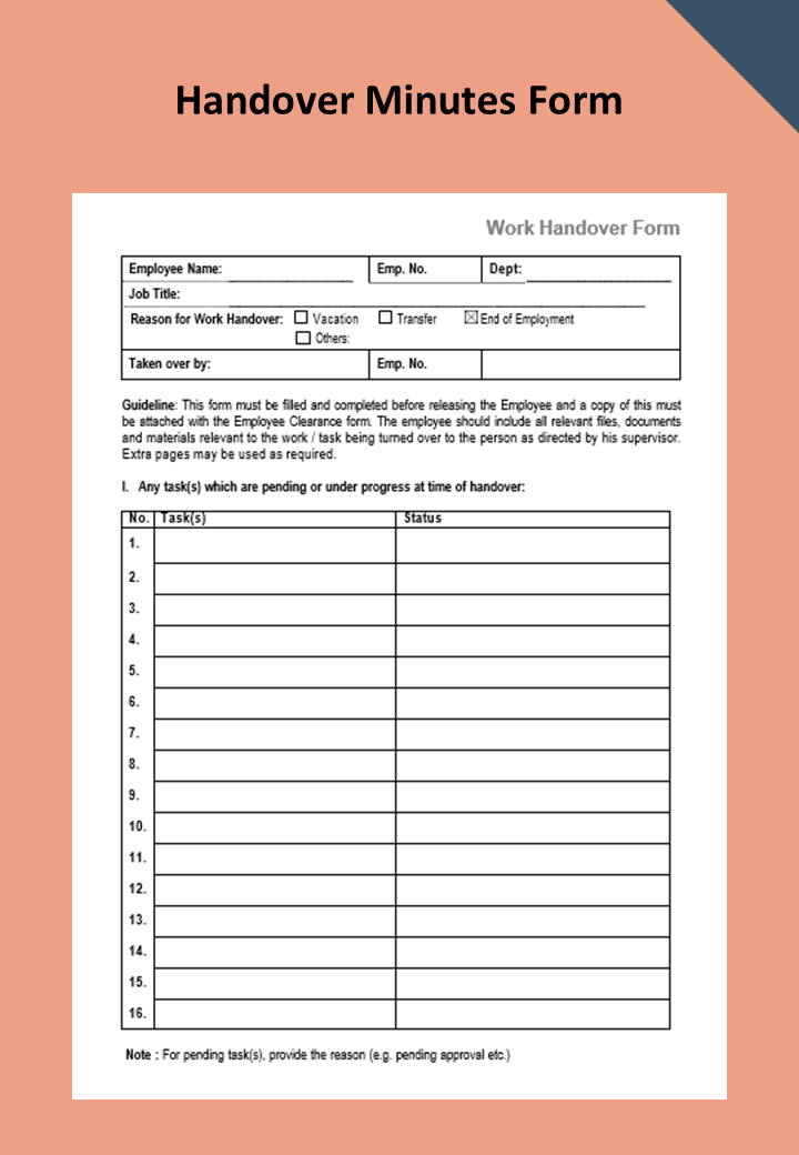 Detail Task Form Template Nomer 22