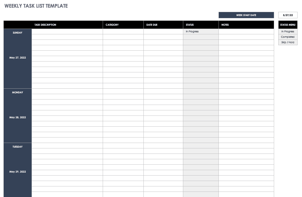 Detail Task Form Template Nomer 10