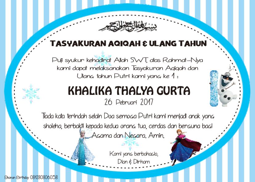 Detail Tasyakuran Ulang Tahun Anak Nomer 3