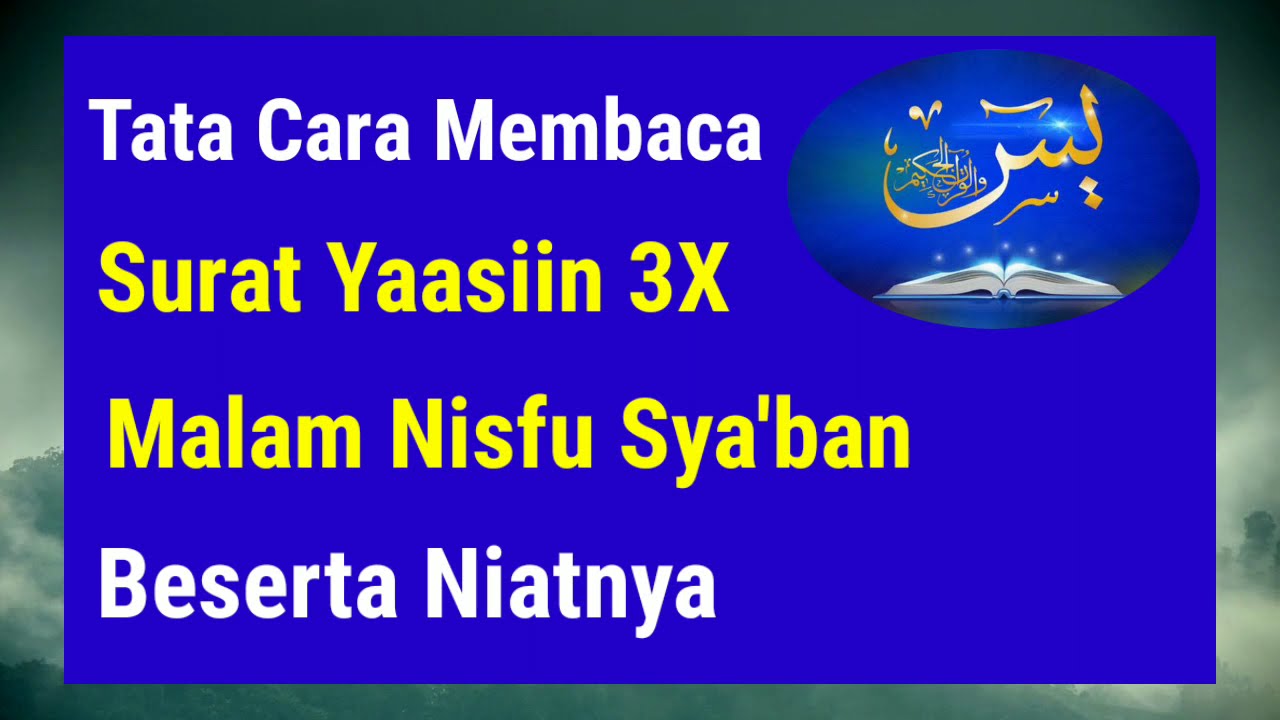 Detail Tata Cara Membaca Surat Yasin Di Malam Nisfu Sya Ban Nomer 17