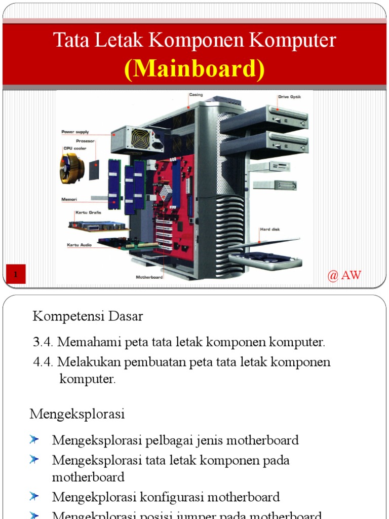 Detail Tata Letak Komponen Komputer Nomer 16