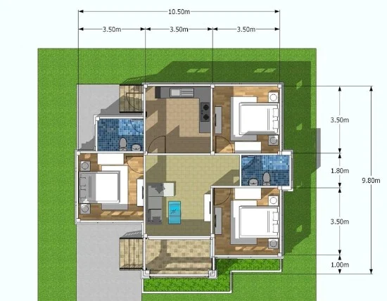 Detail Tata Ruang Rumah Limasan Nomer 16