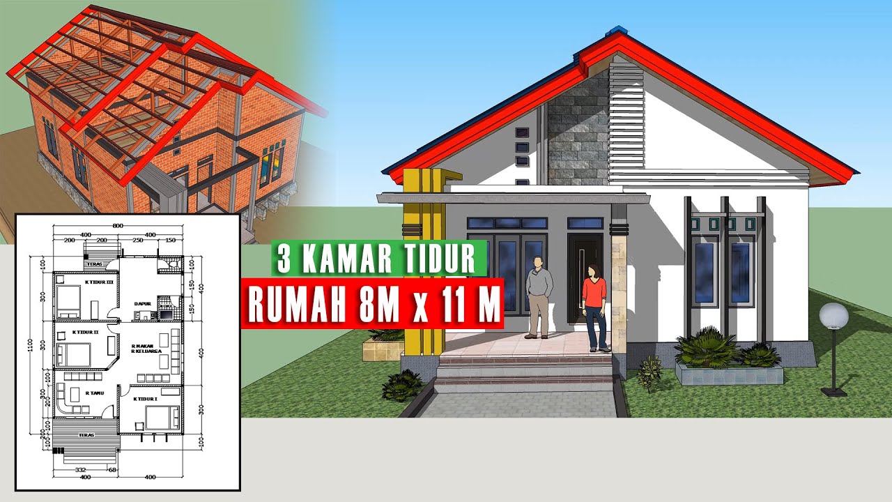 Detail Tata Ruang Rumah Minimalis 3 Kamar Tidur Nomer 50